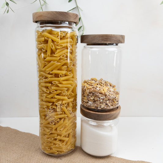 Glass Storage Jar – Wooden Lid | LISA