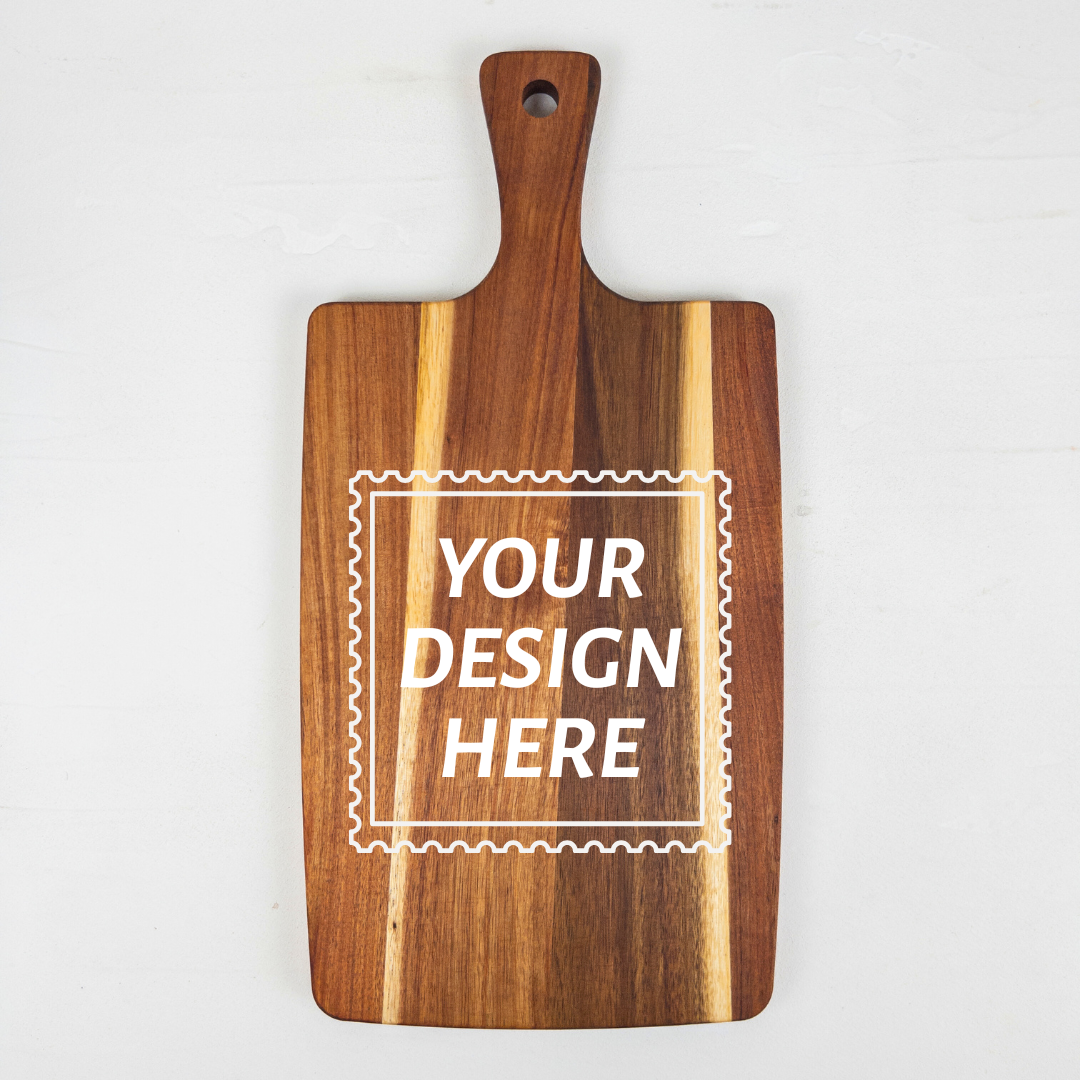 Serving & Cutting Board – Custom Engraved – 29×20 cm | HILLY