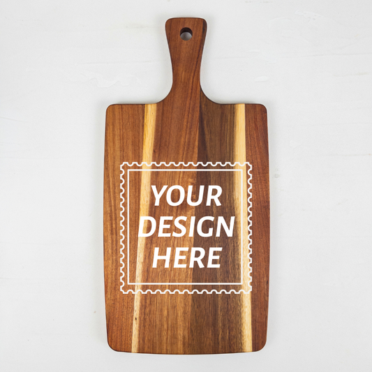 Serving & Cutting Board – Custom Engraved – 29×20 cm | HILLY