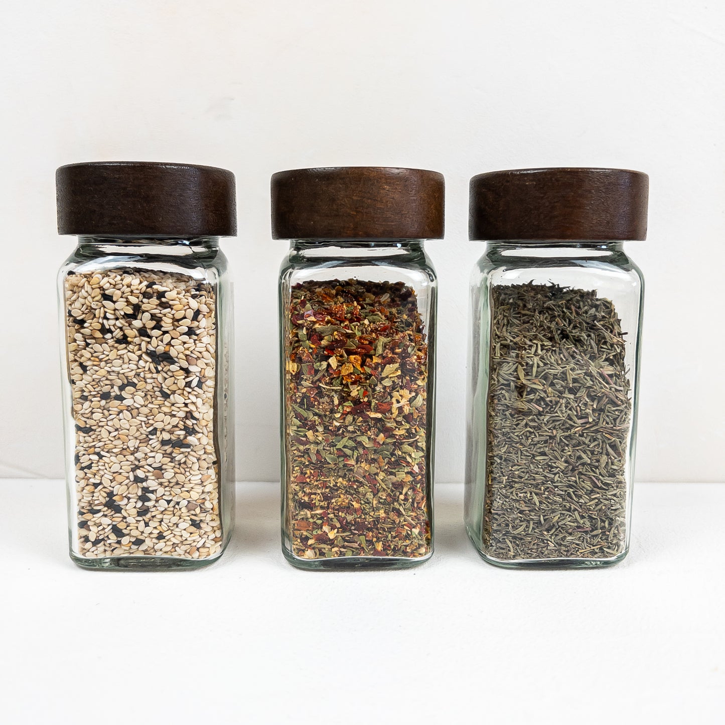 Square Glass Spice Jar – 120ml | RICO