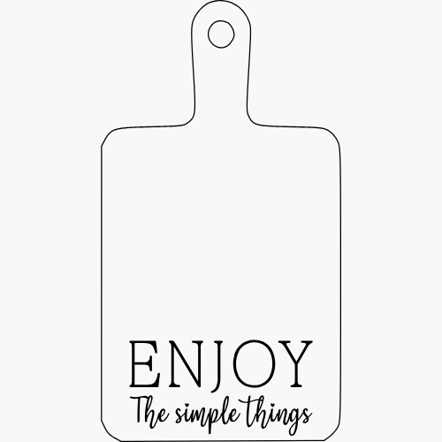 Enjoy the simple things