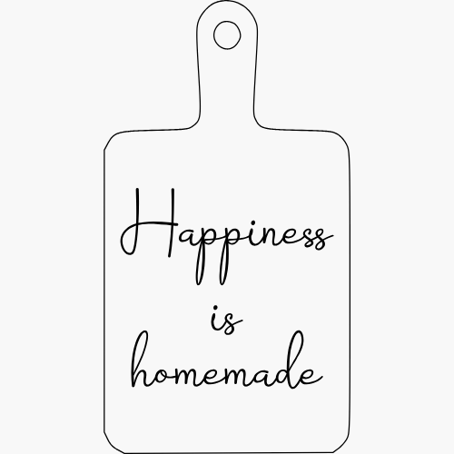 Happiness is homemade